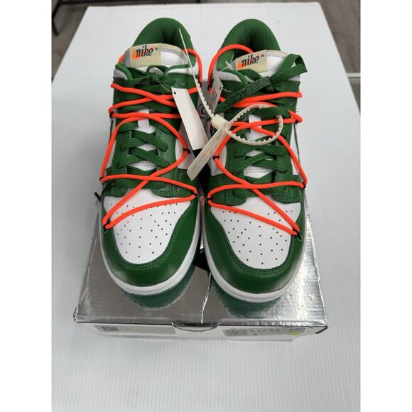 Size 9.5 - Nike x Off-White Dunk Low Pine Green CT0856-100 main image 5